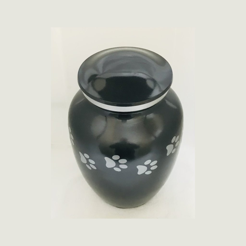 black cat urn black cat urn